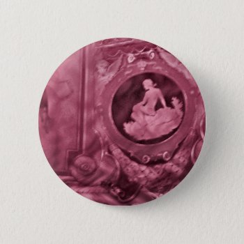 Vintage Cameo Pink Button by DonnaGrayson_Photos at Zazzle