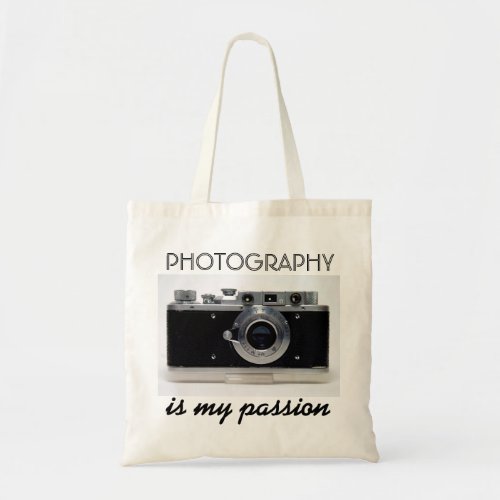 VINTAGE CAMERA 01 Photography is my Passion  Bag