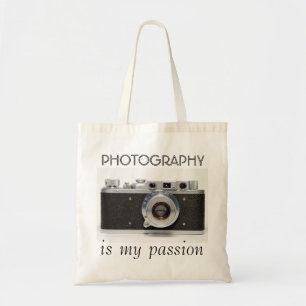 VINTAGE CAMERA 09 Photography is my Passion Bag