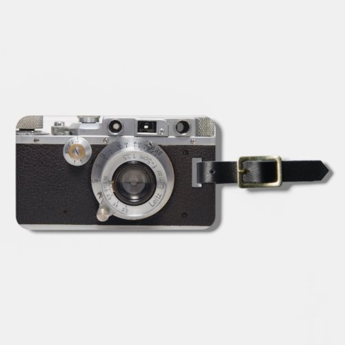 VINTAGE CAMERA 11 German Rangefinder by L Luggage Luggage Tag