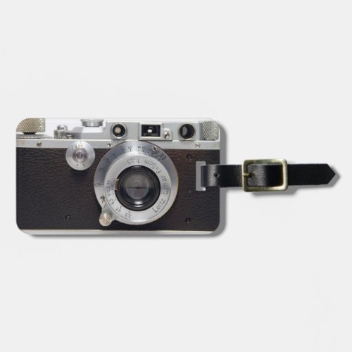 VINTAGE CAMERA 12 German Rangefinder by L Luggage Luggage Tag