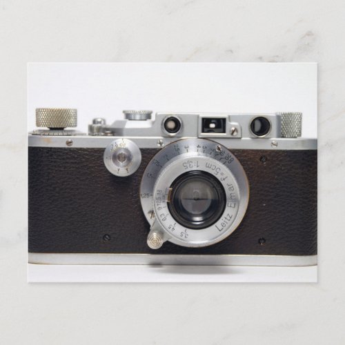 VINTAGE CAMERA 12 German Rangefinder by L _ Postcard