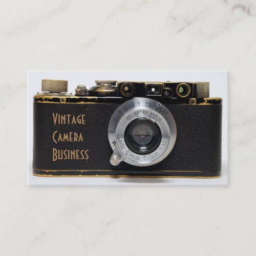 VINTAGE CAMERA 3 Famous German Rangefinder 1932 Business Card