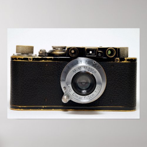 VINTAGE CAMERA 3 German Rangefinder 1932 _ Poster