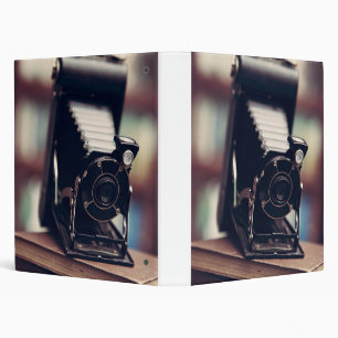 Vintage Camera 3 Ring Binder