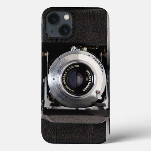 VINTAGE CAMERA 5d German Folding Camera iPhone 13 Case