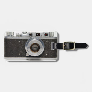 VINTAGE CAMERA 9 Russian F Luggage Tag