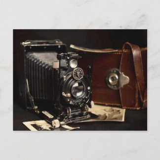 Vintage Camera and Photos Postcard