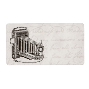 Vintage Camera - Antique Cameras Photography Retro Label