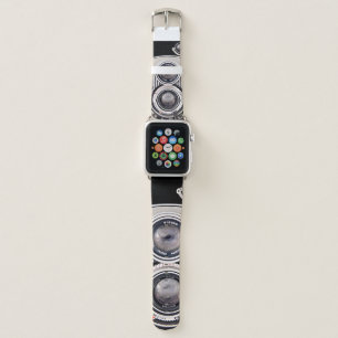 Vintage camera apple watch band