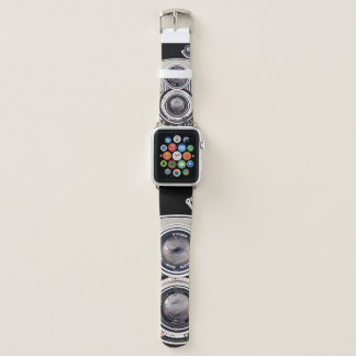 Vintage camera apple watch band
