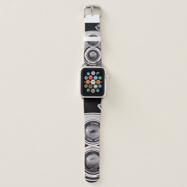 Vintage camera  apple watch band (Front)