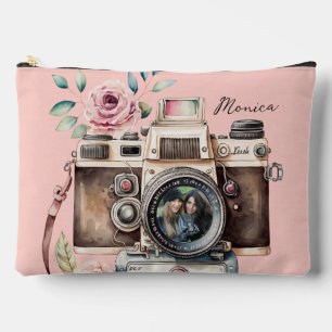 Vintage Camera Best Friends Photo Accessory Pouch
