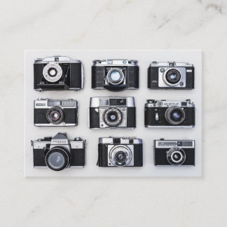 Vintage Camera Business Card