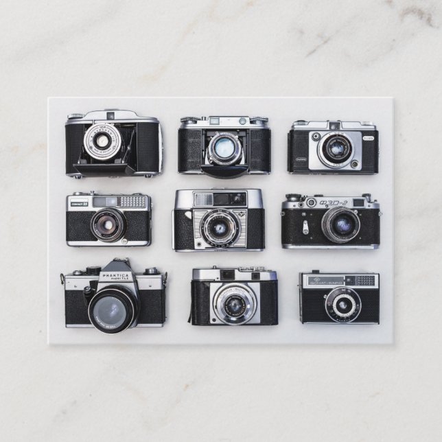 Vintage Camera Business Card (Front)