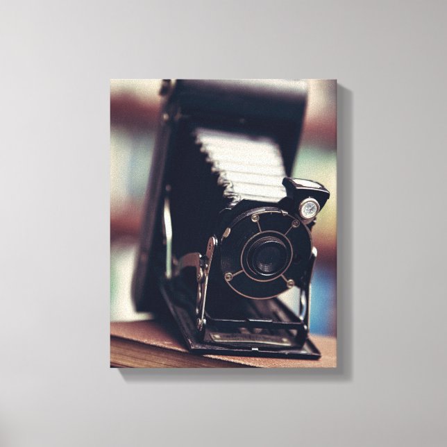 Vintage Camera Canvas Print (Front)