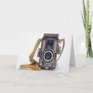 Vintage Camera Card