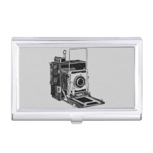 Vintage Camera Case For Business Cards