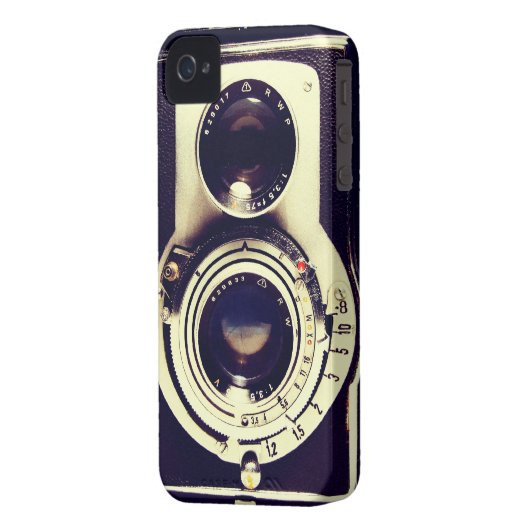 Vintage Camera Case-Mate iPhone Case (Back Left)