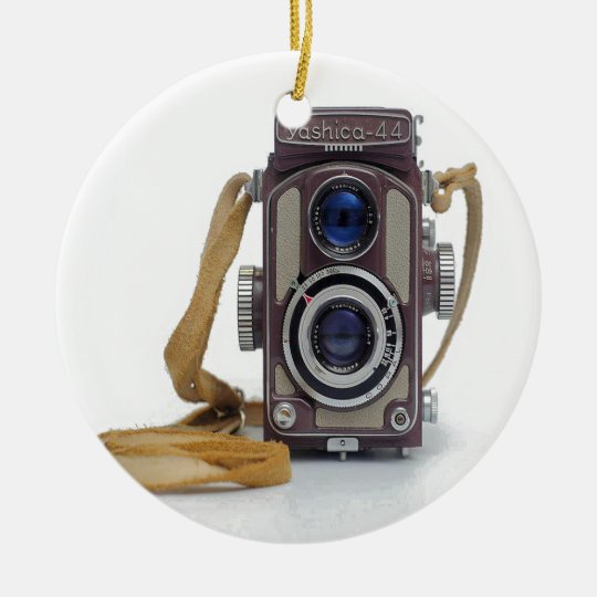 Vintage Camera Ceramic Ornament