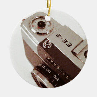 Vintage Camera Ceramic Ornament
