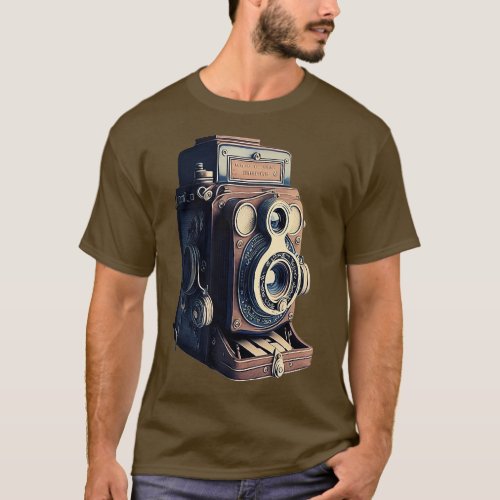 Vintage Camera Collectors Vintage Camera For Photo T_Shirt