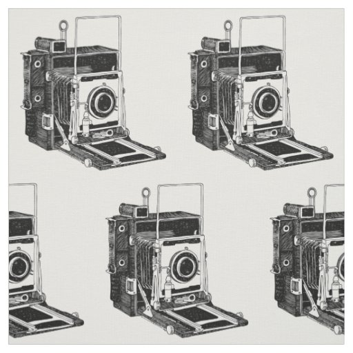 Vintage Camera Fabric