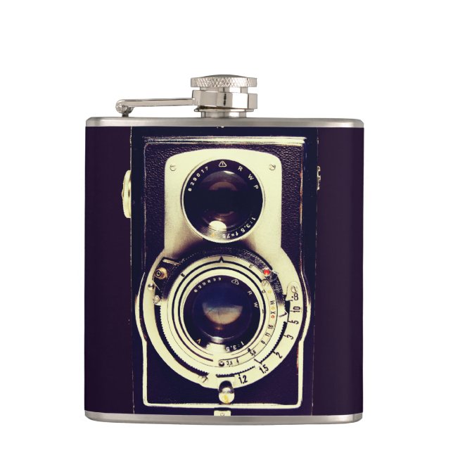 Vintage Camera Flask (Front)