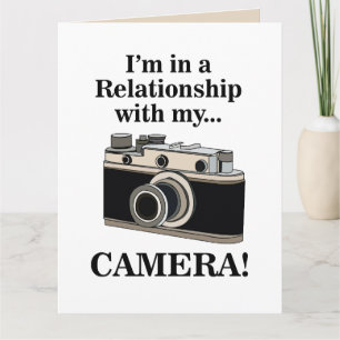 Vintage Camera Funny Photographer Birthday Card