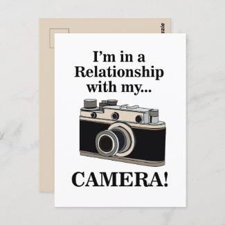 Vintage Camera Funny Photographer  Postcard