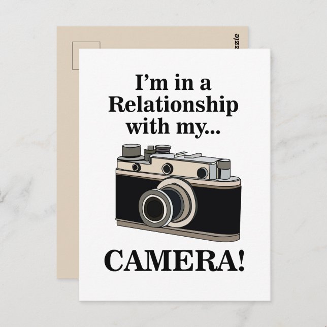 Vintage Camera Funny Photographer  Postcard (Front/Back)