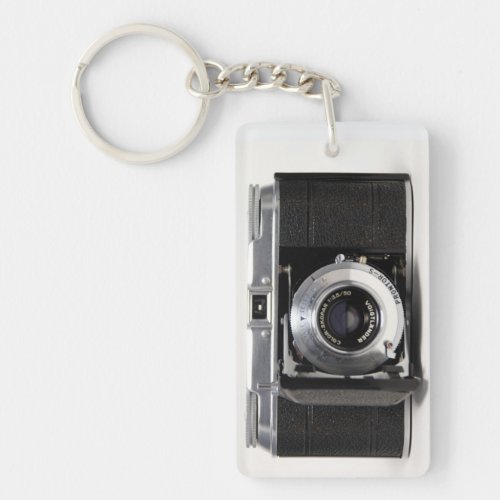 VINTAGE CAMERA German camera by V Monogram AK Keychain