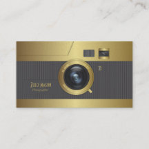 Vintage camera gold
