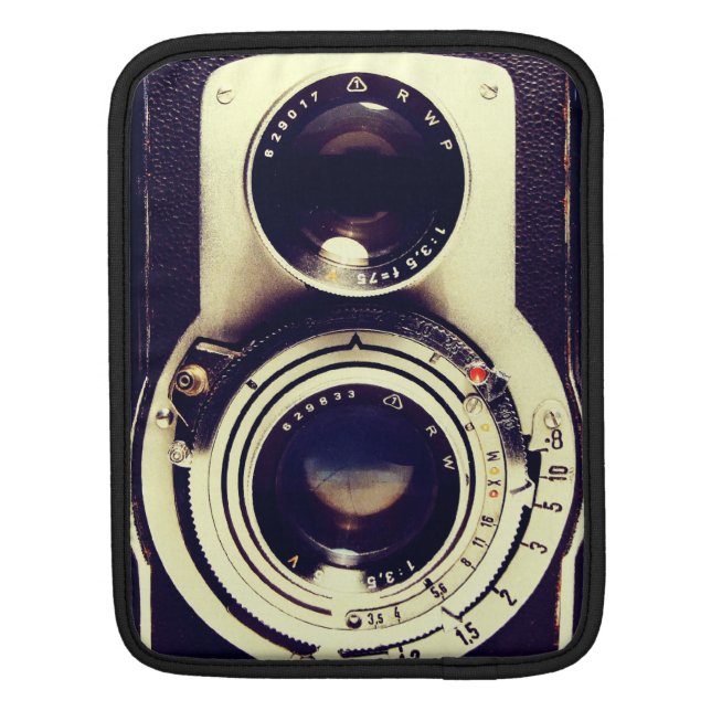 Vintage Camera iPad Sleeve (Back)