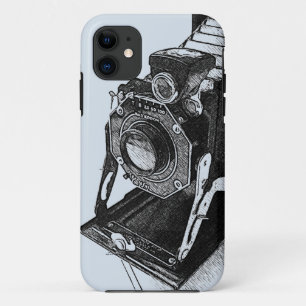 Vintage Camera iPhone case in your colour