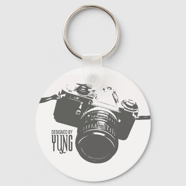 Vintage Camera Keychain (Front)