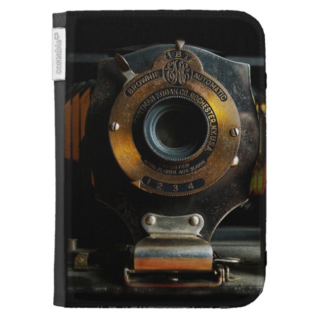 Vintage Camera Kindle Cover (Front)