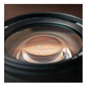Vintage camera lens acrylic print