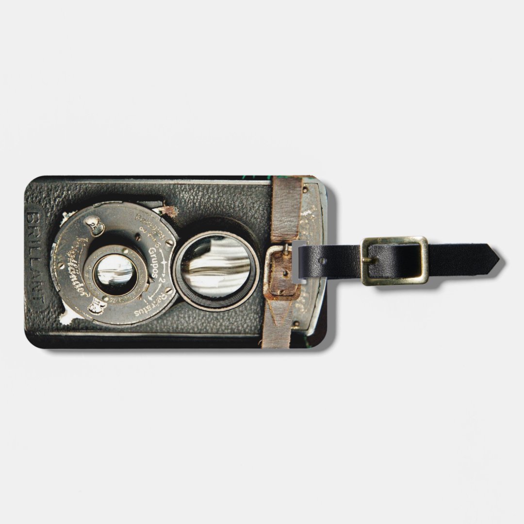 Vintage Camera Luggage Tag Zazzle
