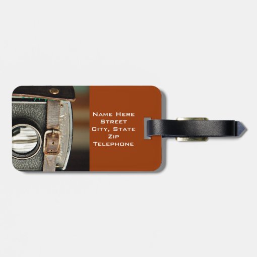 Vintage Camera Luggage Tag Zazzle