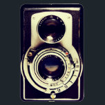 Vintage Camera Magnet<br><div class="desc">Hello and welcome, this design was realized by myself. The image is the day before camera which I made even more vintage by a lighting effect, texture... I hope that my creation will please you... </div>