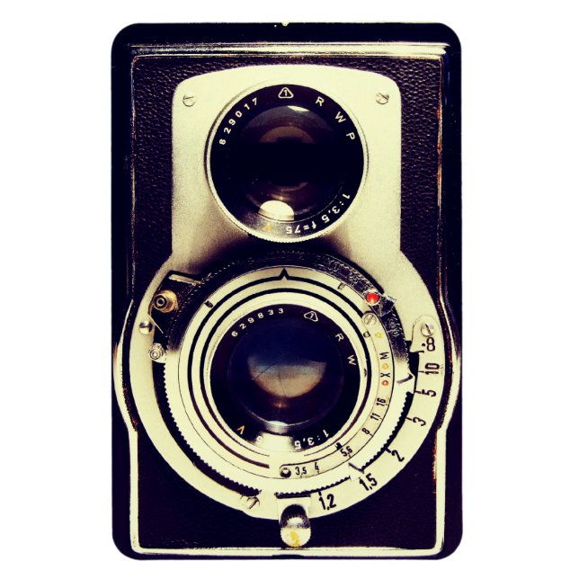 Vintage Camera Magnet (Vertical)