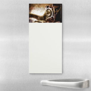 vintage camera  magnetic notepad