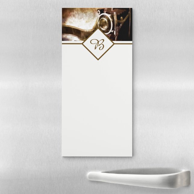 vintage camera  magnetic notepad (In Situ)