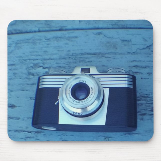 Vintage Camera Mouse Pad (Front)