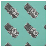 Vintage Camera Novelty Fabric