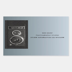 Vintage Camera On Name and Address Stickers