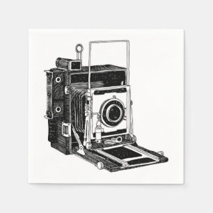 Vintage Camera Paper Napkins
