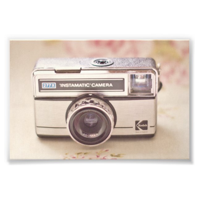 Vintage Camera Photo Print (Front)