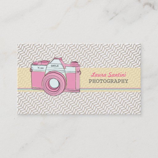 Customizable Vintage Camera Photographer Business Cards